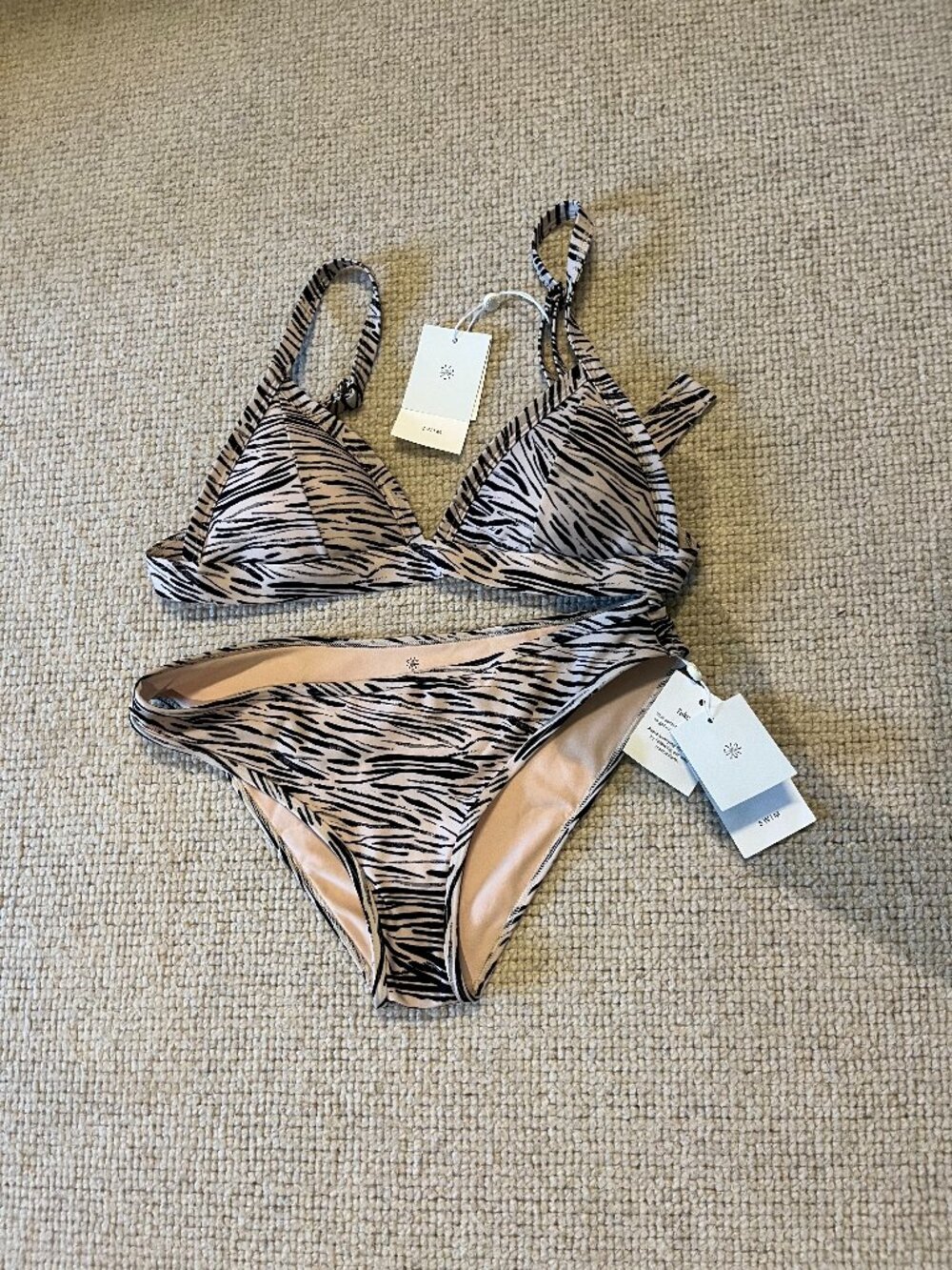 NWT Prow Swim Bikini, Size Small, Bungalow print